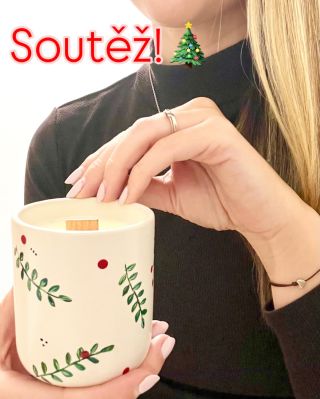 SOUTĚŽ O VÁNOČNÍ SÓJOVOU SVÍČKU V KERAMICE.🎄 Ukončeno. Brzy to bude rok od vzniku mého nápadu, že chci dělat něco rukama -...
